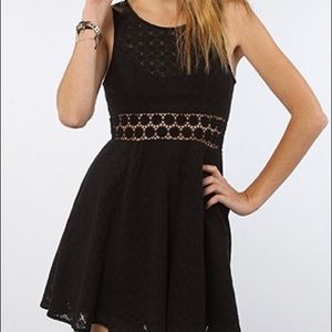 Free People black Daisy Dress